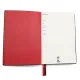 Ежедневник A5 недатированный Efemero в мягком переплёте, черно-красный