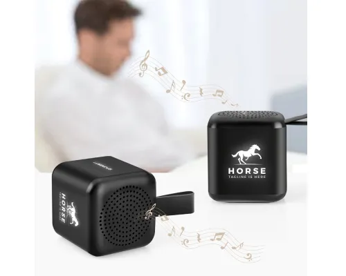 Bluetooth колонка Slaigo mini, стерео TWS, черный