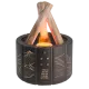 Светодиодный USB увлажнитель-аромадиффузор Bonfire с пультом Д/У, чёрный