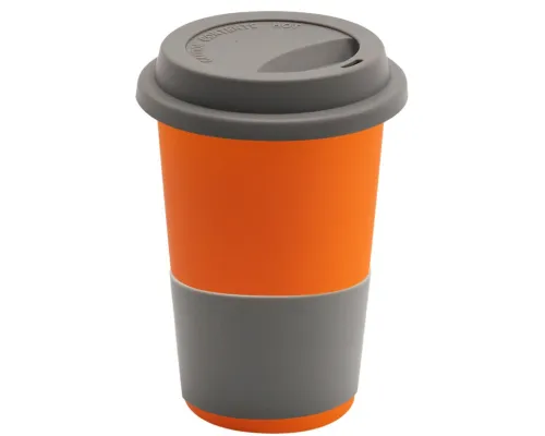 Кружка Magic To Go, оранжевый/серый