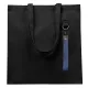 Сумка для покупок LUMISSA 325 г/м² с ремувкой, чёрный/тёмно-синий