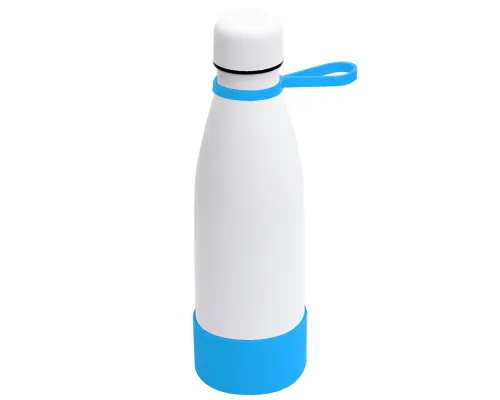 Термобутылка герметичная вакуумная Olivia To Go, белый/голубой Термобутылка герметичная вакуумная Olivia To Go, белый/голубой