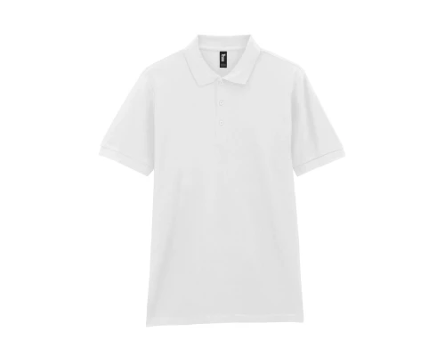 Футболка поло PREMIUM COTTON ADULT DOUBLE PIQUE, БЕЛЫЙ XL