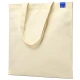 Сумка для покупок IVORY 325 г/м² с PU нашивкой, синий