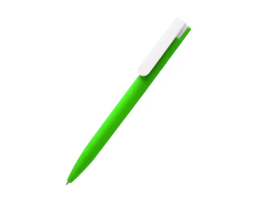 Ручка пластиковая Mira Soft софт-тач, зеленая