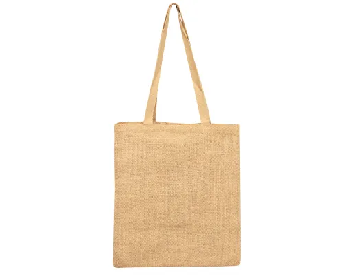 Cумка хозяйственная  Bagsy Jute 270 г/м2, бежевая