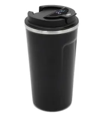 Термокружка Andy с дисплеем, 510 мл, черная