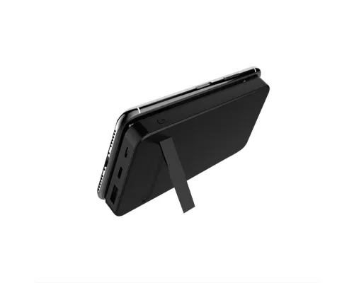 Внешний аккумулятор gPro QI, с беспроводной зарядкой 10000 mAh, черный