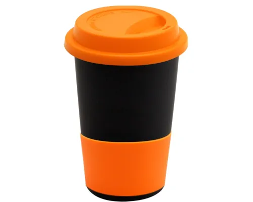 Кружка Magic To Go, черный/оранжевый