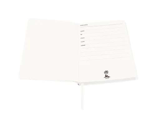 Ежедневник A5 недатированный Dante в мягком переплёте софт-тач, белый