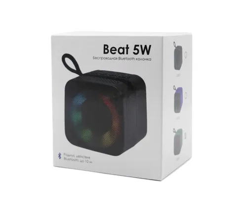 Беспроводная Bluetooth колонка Beat 5W, черный