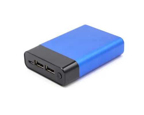 Внешний аккумулятор в металлическом корпусе Apria, 10000 mAh, синий