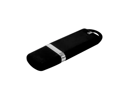 Флешка Shape с покрытием Софт Тач, 16 Гб, черная