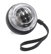 Гироскопический тренажер для кисти руки Powerball, прозрачный