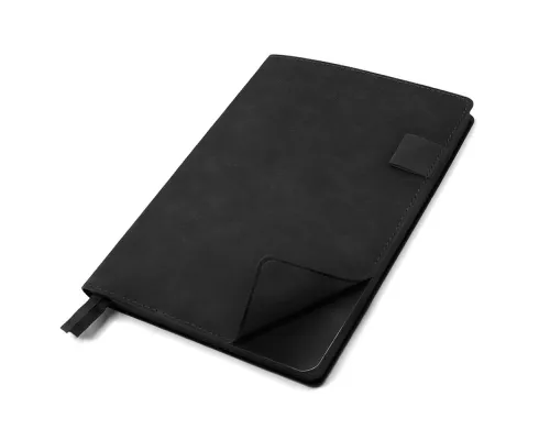 Ежедневник A5 недатированный Efemero в мягком переплёте, черный