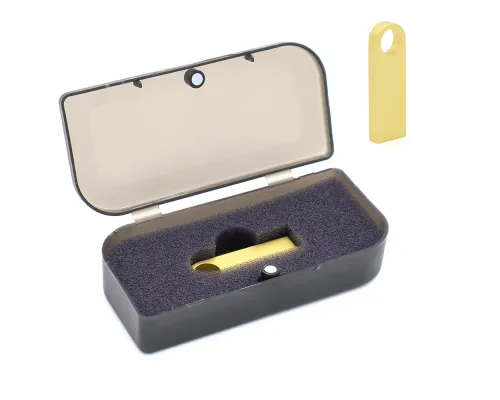 Флешка Гильдия 16 Гб в футляре, золотистая