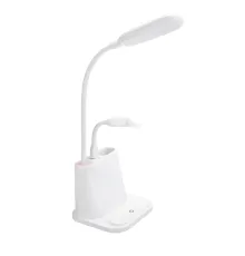 Настольная лампа c вентилятором Terra Quadro, белый