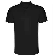Футболка поло MONZHA мужская, ЧЕРНЫЙ 3XL