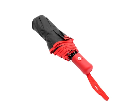 Противоштормовой автоматический зонт Line, красный