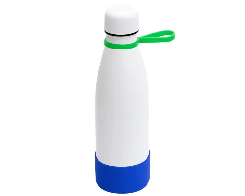 Термобутылка герметичная вакуумная Olivia To Go, белый/зелёный/синий