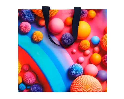 Сумка для покупок Слинг с полноцветной печатью, длина ручек 50 см