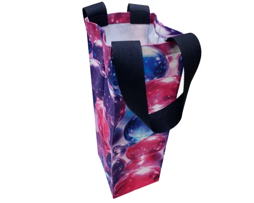 Сумка-шоппер для вина Мод с полноцветной печатью