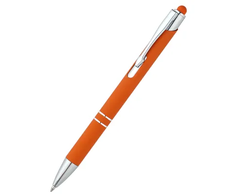 Ручка металлическая Ingrid софт-тач, оранжевая