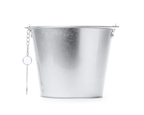 Металлическое ведро QUINTO, Серебро