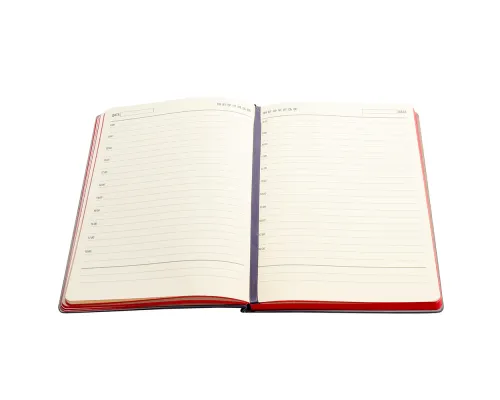 Ежедневник A5 недатированный Carisma в мягком переплёте, красный