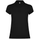Футболка поло STAR WOMAN женская, ЧЕРНЫЙ 2XL