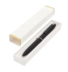 Ручка Espada в коробке Cradle белой с позолотой, чёрная