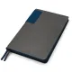 Ежедневник A5 недатированный Molfetta в мягком переплёте, серо-синий