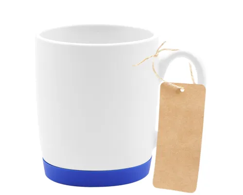 Кружка Make Me To Go, белая/синяя_с_биркой