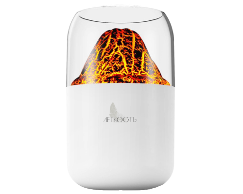 Светодиодный USB увлажнитель-аромадиффузор Volcano 2.0, белый Светодиодный USB увлажнитель-аромадиффузор Volcano 2.0, белый