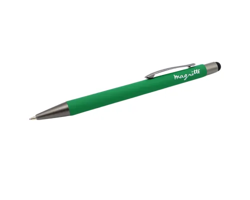 Ручка металлическая Story софт-тач, зеленый