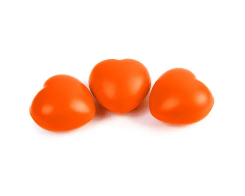 Антистресс Сердце, оранжевый