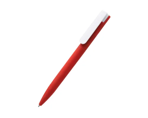 Ручка пластиковая Mira Soft софт-тач, красная