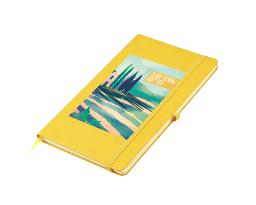 Блокнот А5 Legato в мягком переплёте, желтый