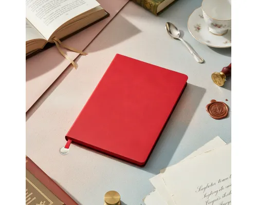 Ежедневник A5 недатированный Impero в мягком переплёте, красный