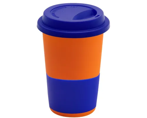 Кружка Magic To Go, оранжевый/тёмно-синий