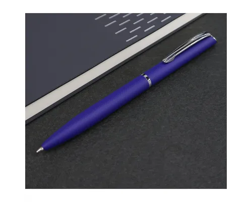 Ручка металлическая Miura, тёмно-синяя