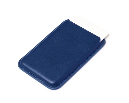 Магнитный держатель карт на телефоне WASAT, синий