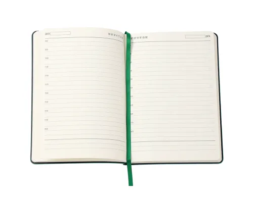 Ежедневник A5 недатированный Stefano в мягком переплёте, темно-зеленый