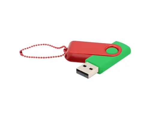 Флешка Designer To Go 2.0 USB 16Gb, зеленый/красный