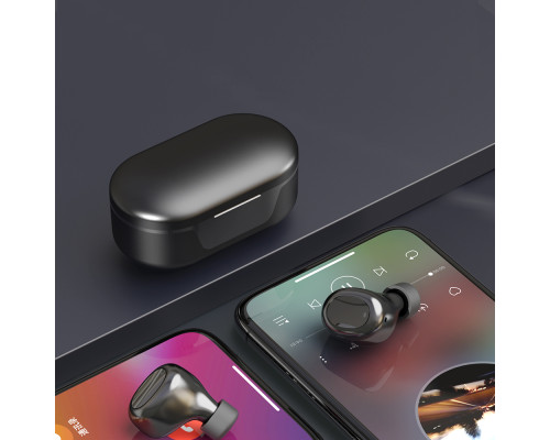 Наушники беспроводные Bluetooth Gubber TW16, черные Наушники беспроводные Bluetooth Gubber TW16, черные