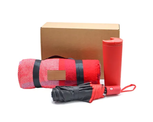 Подарочный набор AUTUMN MOOD, красный