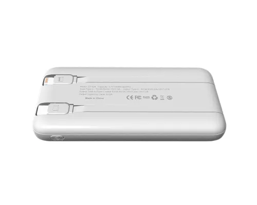 Внешний аккумулятор Nero с быстрой зарядкой (до 22,5W), 10000 mAh, белый