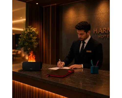 Светодиодный USB увлажнитель-ароматизатор Lumor RGB, черный