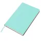 Ежедневник A5 недатированный Simflex в мягком переплёте, бирюзовый