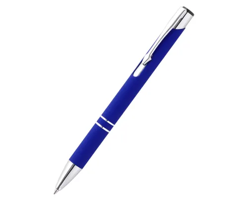 Ручка металлическая Molly софт-тач, темно-синяя